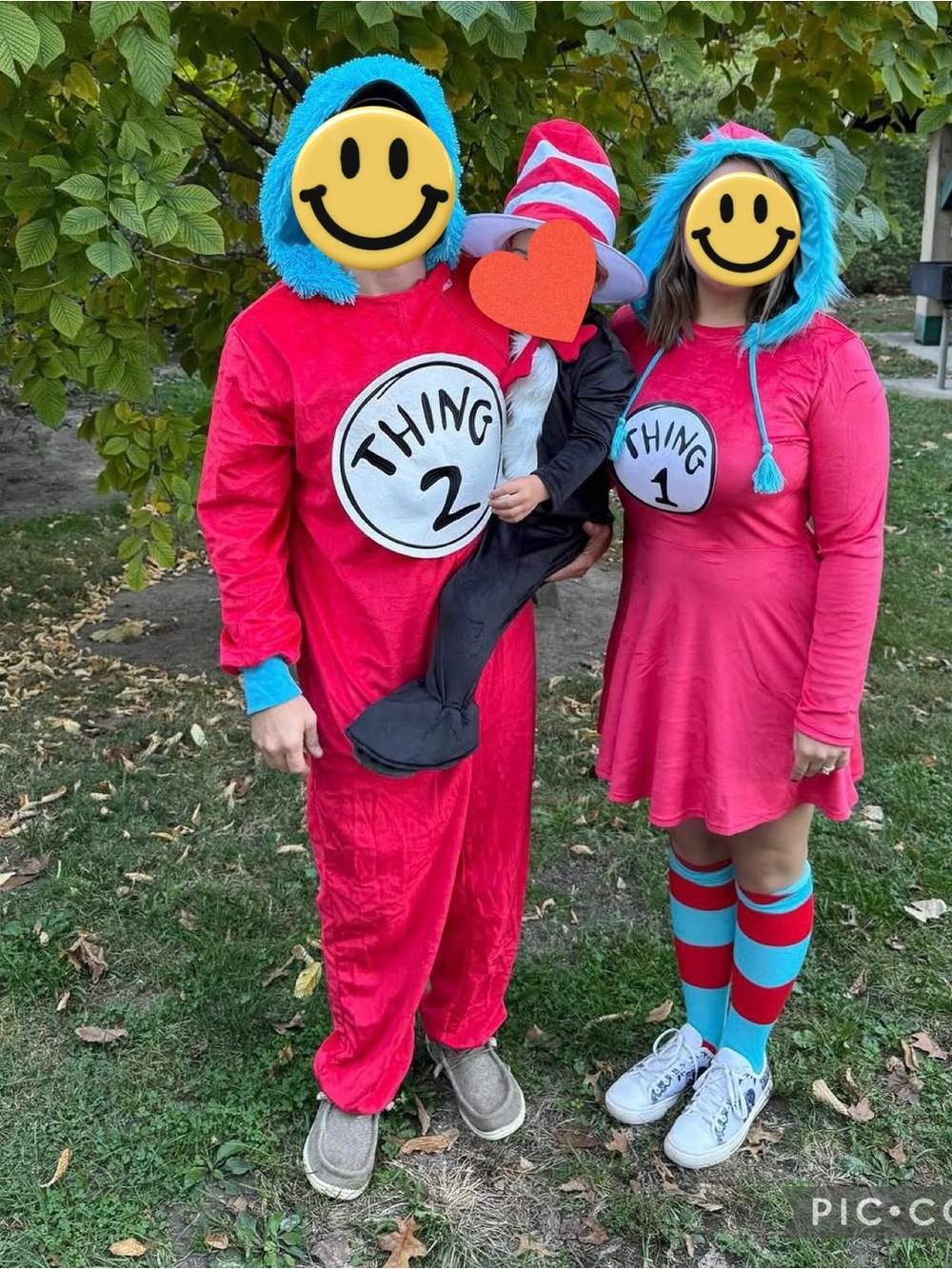 Thing 1 & Thing 2 Adult Costume Set